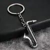 Llaveros de instrumentos musicales mini al por mayor transfronterizos, juguetes en miniatura, llaveros de metal mini, colgantes, regalos musicales