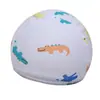 Gorra de Tela de Dibujos Animados para Niños Niños y Niñas Estampado Digital Linda Gorra de Natación Cómoda Sin Cabeza Piscina Gorra de Natación de Alto Rebote