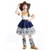 Halloween Meninas Saia Trish Crianças Lolita Princesa Vestido Toy Story Woody Caubói Trish