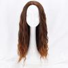 Peluca para Mujer Cabello Largo con Raya Media Ondulado Cabello Largo Rizado Natural Realista Cubierta Completa para la Cabeza Rojo de Internet Onda Grande Peluca Larga Cubierta