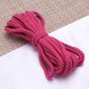 En Stock Cuerda de Algodón de Ocho Hilos de Colores de 5 mm para Manualidades DIY, Cuerda de Cáñamo Trenzada, Cordón, Cinturón, Cuerda de Amarre, Cuerda de Algodón Hueca de 8 Hilos
