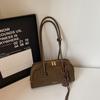 Bolso de Ante para Mujer 2025 Nuevo Retro Nicho Bolso de Hombro Moda de Alta Gama Versátil Bolso de Axila para Viajar
