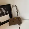 Bolso de axila de moda estilo coreano para mujer, nueva colección otoño 2026, bolso de mano vintage, bolso de hombro de gran capacidad moderno para el día a día