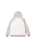 Blusa com Capuz Color Block de Gato Fofo Estilo Americano com Velcro para Mulheres 2025 Outono Nova Jaqueta de Baseball Versátil