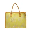 Bolsa de Lona Feminina de Grande Capacidade, Estilo Coreano Preguiçoso Casual Bolsa de Compras, Bolsa Tote Feminina para o Trabalho e Deslocamento
