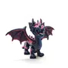 Dragón volador impreso en 3D transfronterizo, dragón demoníaco occidental con articulaciones móviles, ojos simulados, mascota de juguete, adorno, artículo de artesanía