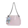 Bolso tejido para mujer, gran capacidad, nuevo modelo 2026, bolso cruzado versátil casual con cadena, adecuado para la escuela y el trabajo, bolso tote