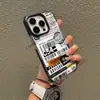 Etiqueta de código de barras retro adecuada para iPhone 17 Pro, funda de teléfono gruesa dos en uno, producto transfronterizo de moda, suministro en stock