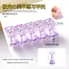 Placa Base para Arte en Uñas de Práctica, Herramienta Magnética de Exhibición de Gemas de Cristal Acrílico
