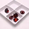 Zircônia Vermelho Granate Pedra Solta Formato Redondo, Pedra Preciosa Grande para Anel Vermelho com Base Pontiaguda, Pedra CZ, Pedra para Acessório de Joia 3-20mm