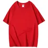 Comércio exterior Europeu e Americano 260g Camiseta, estoque de fábrica, camiseta básica masculina gola redonda, tecido de alta qualidade, não transparente, versátil, pode ser estampada com designs, manga curta