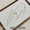 Collar de Acero de Titanio con Estrella de Cinco Puntas de Doble Capa Coreano para Mujer, Cadena Larga Versátil para Suéter, Accesorios de Alta Gama para Otoño e Invierno