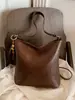 Bolso de hombro de diseño de nicho estilo coreano transfronterizo, moda retro para el día a día, para mujer, color liso, moderno, casual, bandolera tipo cubo