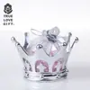 Comércio exterior suprimento transfronteiriço caixa de doces criativa oca grande coroa dourada e prateada caixa de doces saco de fio Yiwu fábrica atacado