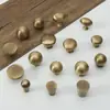 Manija de Puerta de Gabinete Estilo Antiguo Vintage Todo Cobre Estilo Americano Estilo Francés Silencioso Estilo Japonés Bola Antigua Manija de Latón para Armario