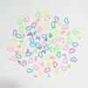 Lentejuelas huecas en forma de corazón, 8 mm, con base de porcelana y colores iridiscentes, para hacer joyería DIY