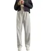 Pantalones Casuales Al* con Cordón en Stock, Versátiles de Cintura Alta de Corte Holgado, Pantalones Jogger Adelgazantes para Fitness y Deportes