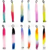 Peluca de Cola de Caballo con Goma Elástica Estilo Europeo y Americano Transfronteriza para Mujer, Trenzas de Boxeadora, Peluca de Cola de Caballo Trenzada con Cuerda Elástica de Colores, Extensiones de Cabello Sintético