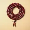 Atacado Sandália de Sangue Sândalo Africano Folha Pequena Sândalo Vermelho Contas Budistas, Vários Estilos e Especificações, Pulseiras Estilo Étnico, Contas de Rosário