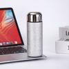 Taza de bolsillo ligera de lujo de alto valor con aislamiento frío, portátil para viajes en coche, para mujer, con separador de té y agua, infusor de té