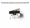 Kw10 Mouse Micro Switch Micro Switch Tátil de Três Pinos Micro Switch Esquerdo e Direito Roda de Rolagem Curva com Alça Micro Switch 8.5
