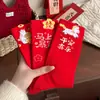 Calcetines Rojos para el Año del Caballo, Calcetines Rojos de Año Nuevo con Diseños de Dibujos Animados 3D, Lindos Calcetines de Tubo Medio Unisex, Caja de Regalo de la Suerte
