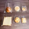 Bolsa de Embalaje para Pan Bagel Transparente para Alimentos Bolsa Autoadhesiva Galleta Huevo Tarta Horneado Bolsa Autosellante Pastel