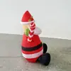 Decoración Inflable Navideña para Exteriores Transfronteriza de 5 pies, Modelo de Aire de Papá Noel Saludando, Decoración con Iluminación LED Fábrica