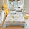 Zhongqi Colcha Coreana Patchwork Algodón Puro para Todas las Estaciones Edredón Acolchado Sábanas de Cama Engrosadas Venta al por Mayor Juego de Tres Piezas Individual y Doble