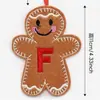 Nuevos Adornos Colgantes Decorativos de Hombre de Jengibre Navideño Adornos Colgantes para Decoraciones del Árbol de Navidad Hombre de Galleta con Letra Navideña