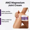 Creme de Magnésio para Cuidados com as Articulações Fórmula Suave, Delicadamente Hidratante e Facilmente Absorvido, Creme de Magnésio para Aplicação Diária no Corpo e Joelhos
