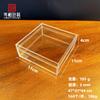 Caja transparente de 4.5-15 cm, caja cuadrada de plástico acrílico, caja de cielo y tierra, caja de dulces, caja de embalaje para exhibir cubo de Rubik de mano