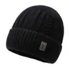 Gorro de Punto Engrosado con Felpa Invierno para Hombre Protección para Orejas a Prueba de Viento Protección contra el Frío Gorro de Lana Pullover Gorro de Esquí para Jóvenes