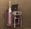 Há quatro cores disponíveis: transparente, rosa, cristal preto e cristal marrom. 2/Tamanho: Comprimento 13,5 cm, Largura 11,5 cm, Altura 10,5 cm. 3/Material acrílico. Inclui 1 adesivo sem marca e 1 copo para enxaguante bucal. 4/O pequeno furo na parte inferior não acumula água, é ventilado e seco, e não teme umidade. 5/Múltiplas opções de cores para atender às suas preferências. 6/Instalação sem furos, sem danos à parede, conveniente e rápida. 7/Adesivo forte sem pregos, pendura firmemente o porta-escovas de dentes na parede sem cair. 8/Material de PC de alta qualidade, material ecológico, cristalino, resistente ao calor e inodoro. 9/Prateleira de armazenamento multifuncional montada na parede, armazenamento classificado, fácil acesso, espaço ilimitado. 10/Cantos lisos para evitar arranhar as mãos.