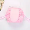 Bolsa de Maquillaje Perezosa Bolsa de Maquillaje Perezosa con Cordón Bolsa de Almacenamiento Bolsa de Almacenamiento Estilo Coreano Bolsa de Almacenamiento de Viaje Portátil Bolsa Perezosa