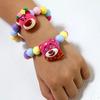Lote de pulseras de dibujos animados para niños, lindas y dulces pulseras acrílicas coreanas para niños, fabricantes de joyas al por mayor