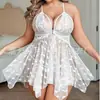 Comércio Exterior Transfronteiriço Europeu e Americano Novo Estilo Lingerie Sexy, Vestido de Renda Sexy com Suspensórios em Formato de Coração para Mulheres, Camisola, Pijama, Conjunto Sexy