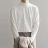 Ropa interior térmica de forro polar de doble cara para hombre de talla grande, manga larga, para otoño e invierno, camiseta de capa base elástica de cuello semialto para hombre