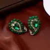 Aretes Colgantes de Lágrima con Incrustaciones de Diamante y Aguja de Plata Collar Cadena de Suéter Vintage Conjunto de Joyería de Moda Personalizado