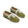 Zapatos de Mujer con Cordones Vintage de Punta Redonda de Piel de Vaca para Zapatero, Zapatos de Mujer de Suela Blanda Estilo Bosque, Nueva Colección de Otoño