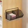 Estante de Almacenamiento para Pared de Dormitorio, Cesta Colgante para Snacks junto a la Cama de Estudiante, Organizador de Libros para Montar en Pared sin Taladro para Litera Superior