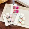 Pinza para el Cabello de Flor de Rosa Rosa de Alta Gama, Pinza de Pato de Aleación, Pinza Lateral Versátil Retro, Pinza para Flequillo, Accesorio para el Cabello