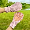 Guantes de Manga de Hielo para Mujer, Específicos para Conducir en Verano, Protección UV, Mangas Sueltas para los Brazos, Protección Solar de Seda de Hielo, Transpirables