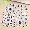 Ojos Móviles de 6-30 mm Accesorios para Juguetes al por Mayor Ojos Móviles Ojos Negros y Blancos Accesorios para Joyería DIY