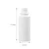 Botella Vacía de Plástico PET con Atomizador Blanco Viaje Maquillaje Agua Embotellado 24 Dientes 100ml Botella Atomizadora de Embalaje Tipo Push