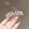 Nuevo Estilo Pinza para el Cabello Perlada Suave y Dulce para Mujer, Pasador con Atmósfera Estilo Coreano, Accesorio para el Cabello de Lujo Ligero, Pinza para el Cabello de Moda para Media Coleta
