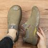 Sapatos de trabalho masculinos leves de sola macia sem biqueira de aço construção de um pedal canteiro de obras primavera e outono respiráveis lazer versátil resistente ao desgaste trabalho
