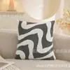 Nova Capa de Almofada Pelúcia Ondulada para Cabeceira, Decoração de Sofá de Sala, Capa de Almofada de Cabeceira, Estilo Americano, Atacado para Exportação