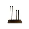 Suporte de Exibição de Joias com Aro de Bordado Vertical, Rack de Armazenamento de Brincos, Porta-Anéis, Conjunto de Suporte para Colares, Exibição de Acessórios e Joias