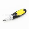 Adaptador de Cabeza de Destornillador de 6.35 mm Mango Recto Destornillador de Punta de 1/4 Mango de Carraca Adelante y Atrás Llave